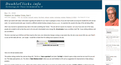 Desktop Screenshot of doubleclicks.info